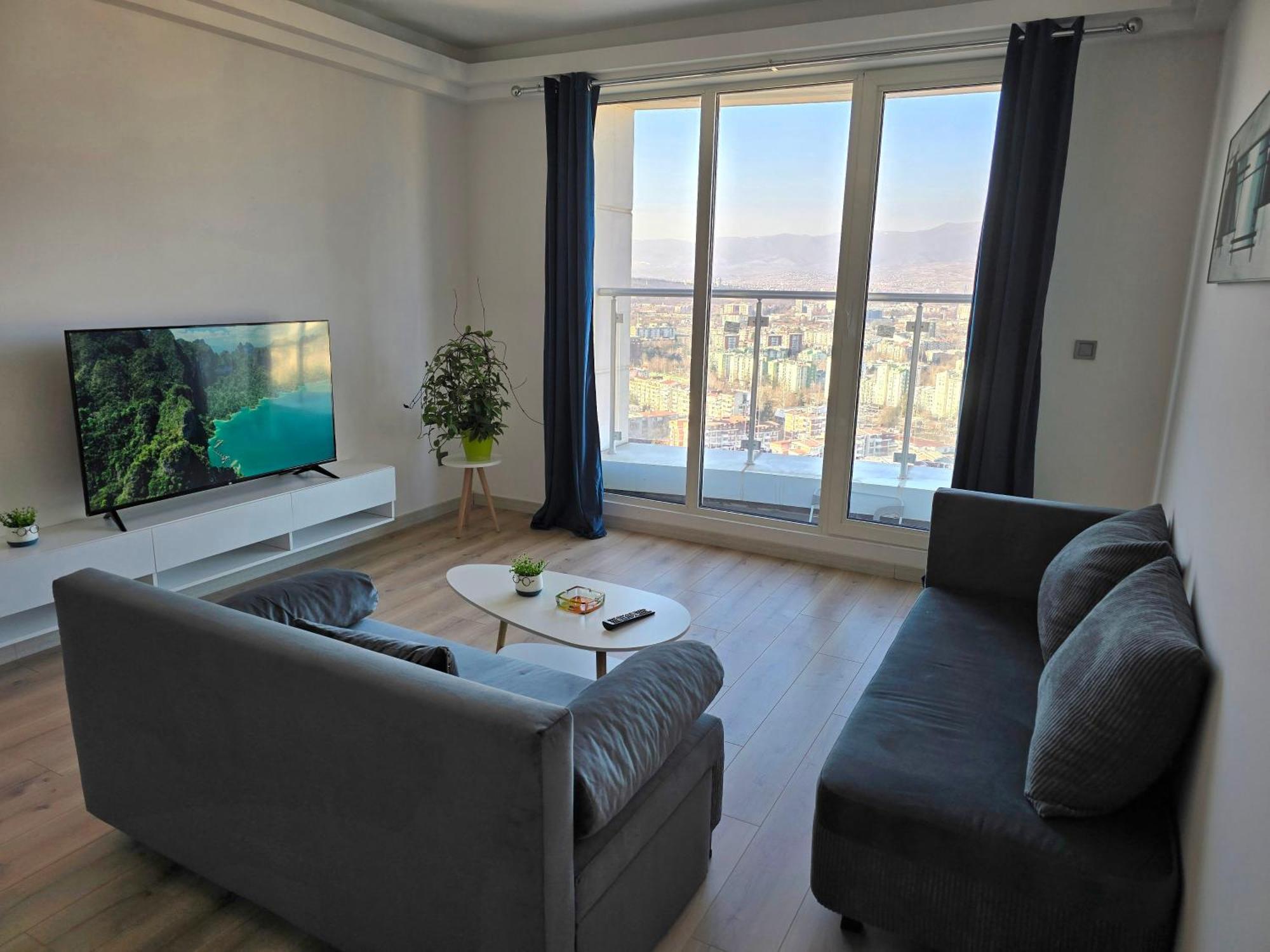Cevahir Sky City Apartment With Spa, Pool & Fitness Included Skopje Buitenkant foto